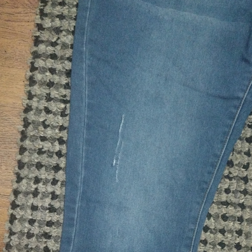 Stylish Blue Ankle-Length Women's Jeans - Picture 6 of 14